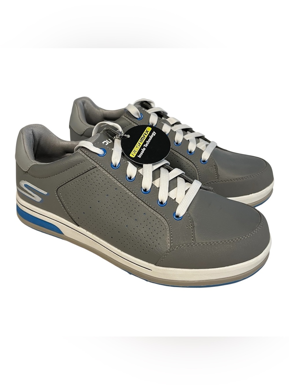 NEW SKECHERS Go Golf Drive 2 Men’s Sz 9 Gray Water Resistant Spikeless Shoe